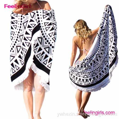 Hot 100% polyester weighted beach blanket